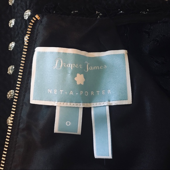 Draper James Net-A-Porter Black Polka Dot Dress - Picture 9 of 10